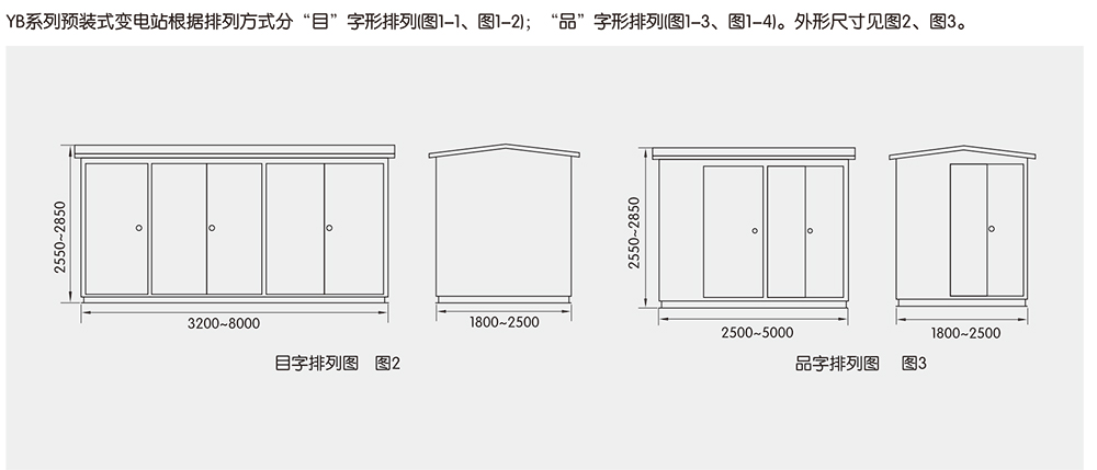 YB-12 0.4户外预装式变电站(欧式)平面布置形式及外形尺寸.jpg